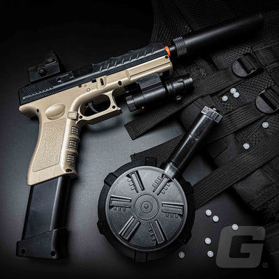Pistola de Gel - Pistola Glock - GelSoft Spain